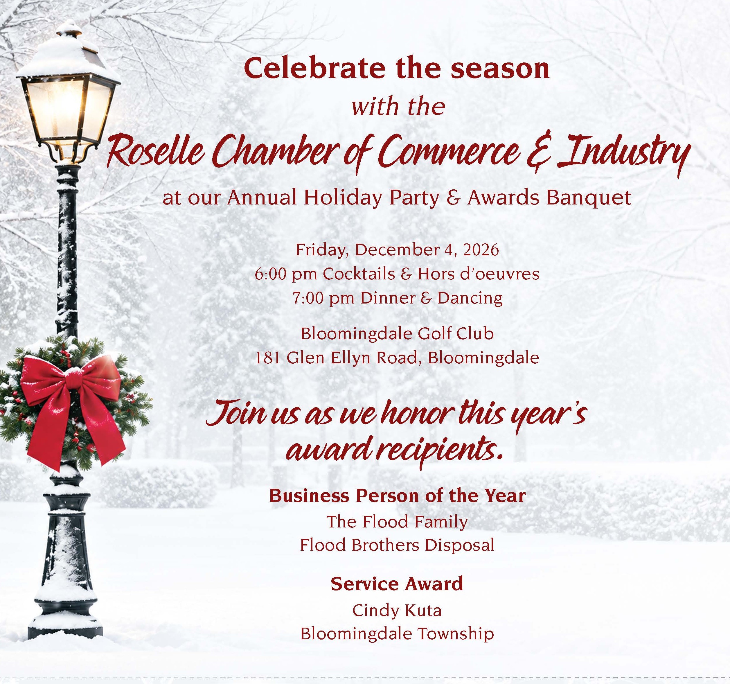 Holiday Party & Awards Banquet: Celebrate the Season!